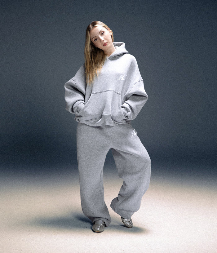 CRAVERS OVERSIZE TRACKSUIT SET - GRAY