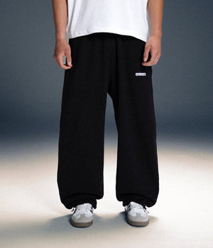 CRAVERS OVERSIZE SWEATPANTS - BLACK