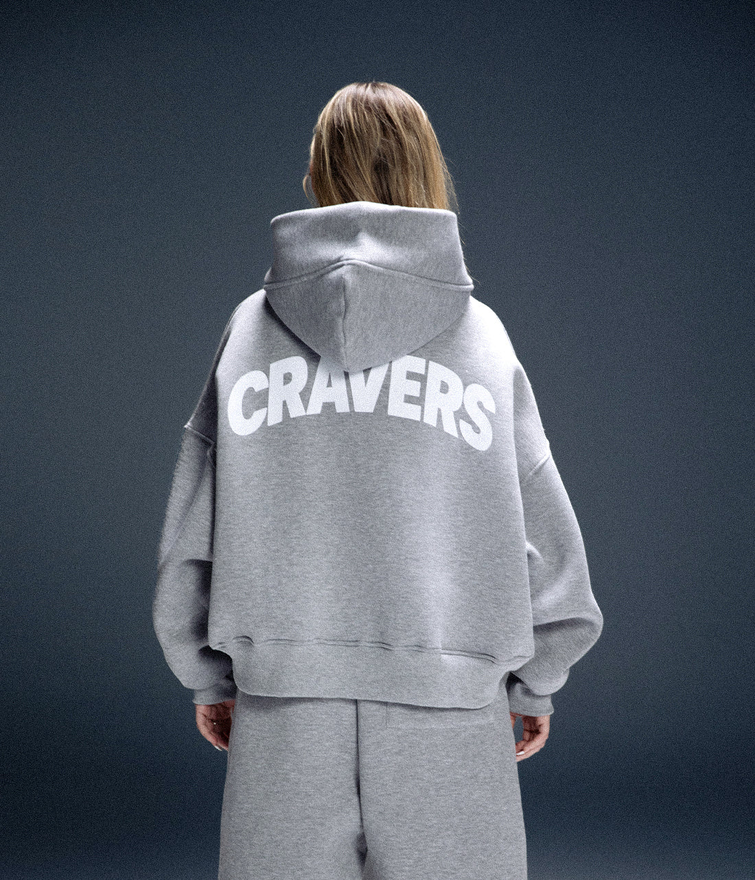 CRAVERS OVERSIZE TRACKSUIT SET - GRAY