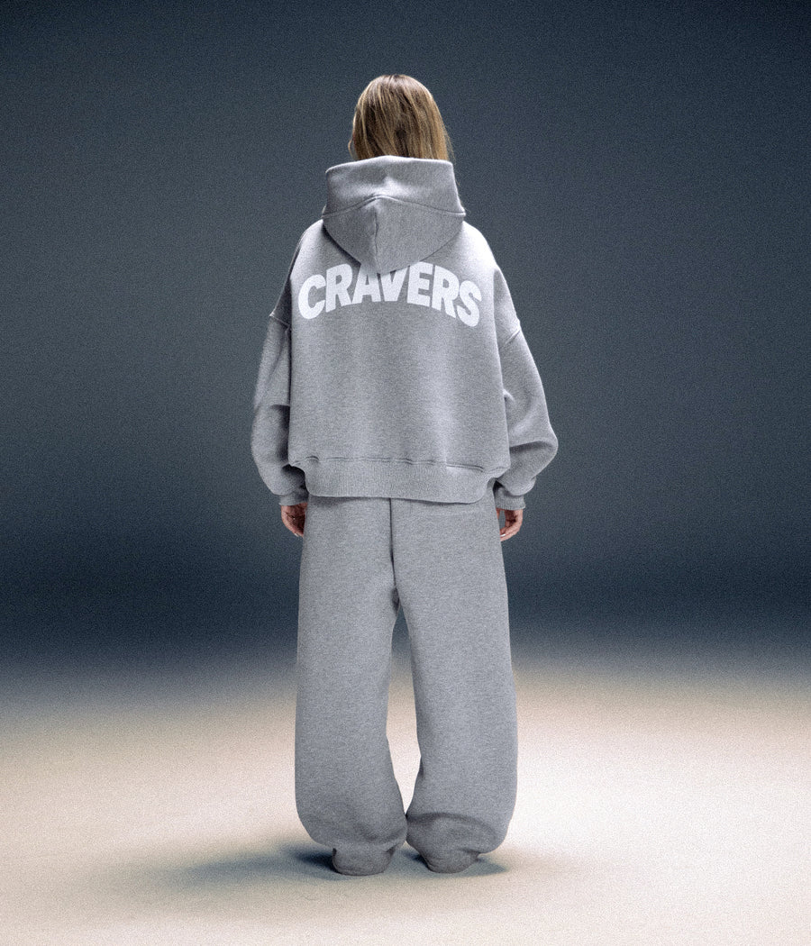 CRAVERS OVERSIZE TRACKSUIT SET - GRAY