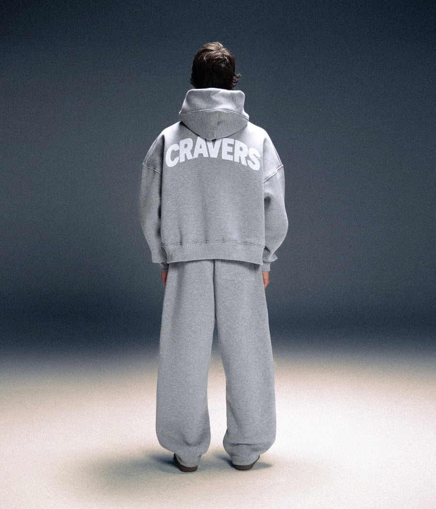 CRAVERS OVERSIZE TRACKSUIT SET - GRAY