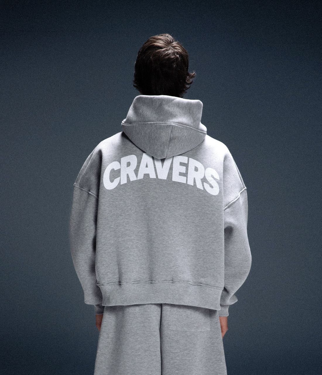 CRAVERS OVERSIZE TRACKSUIT SET - GRAY