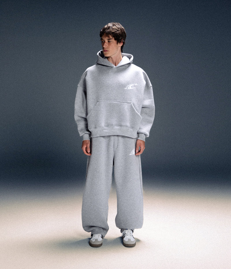 CRAVERS OVERSIZE TRACKSUIT SET - GRAY
