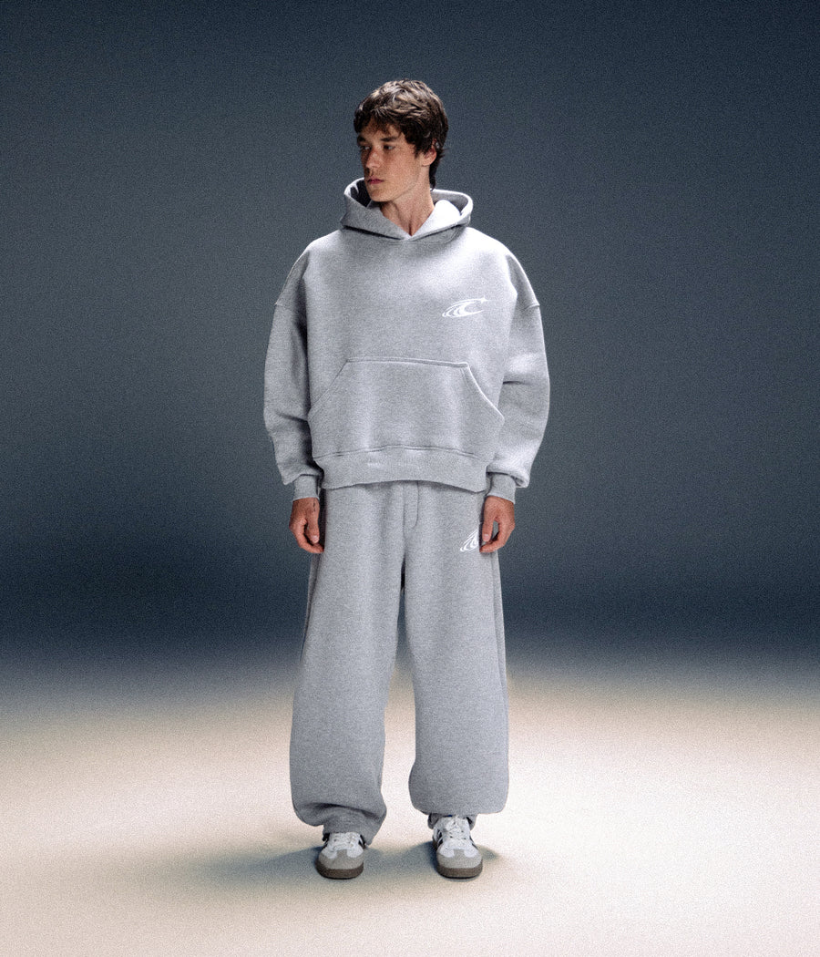 CRAVERS OVERSIZE TRACKSUIT SET - GRAY