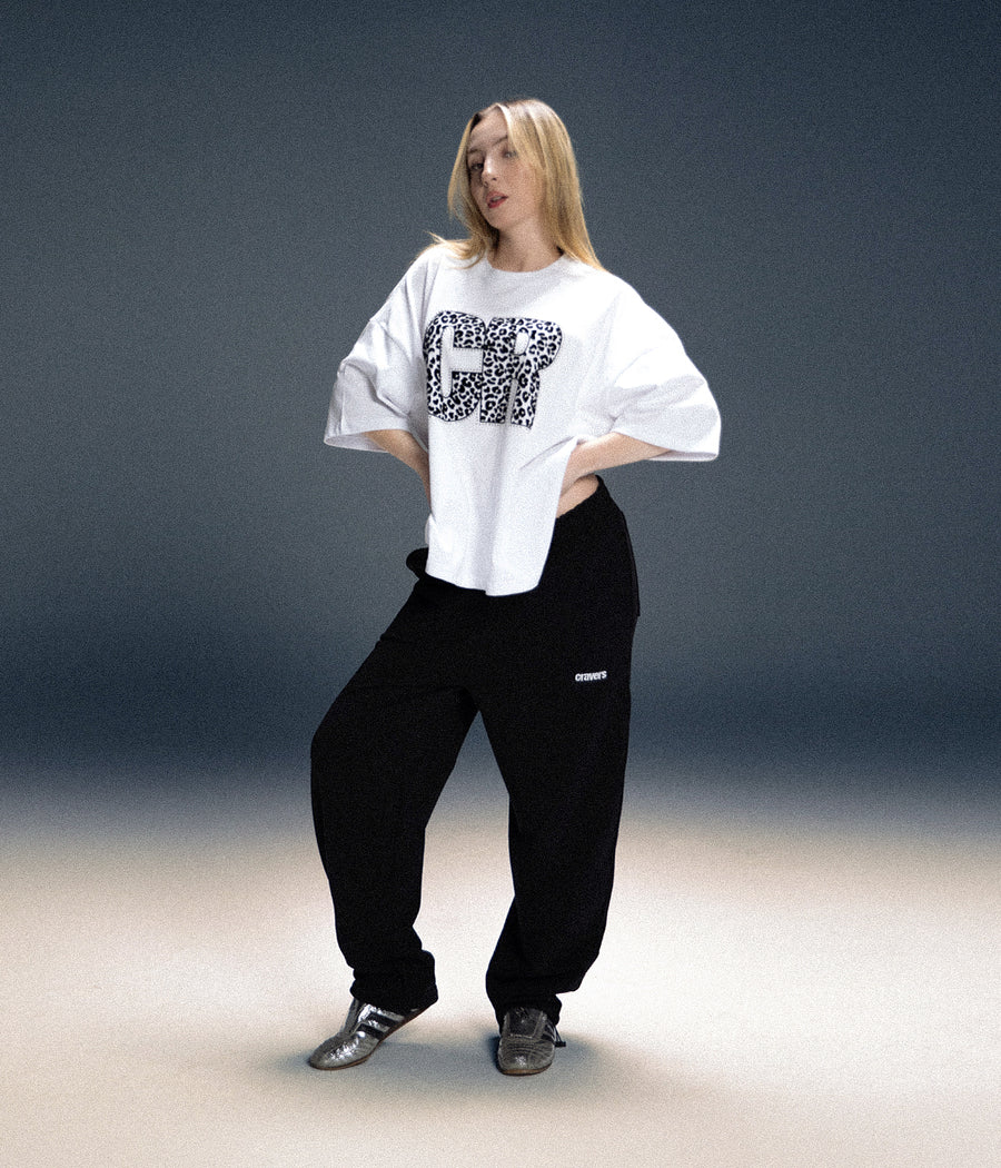 CRAVERS OVERSIZE SWEATPANTS - BLACK
