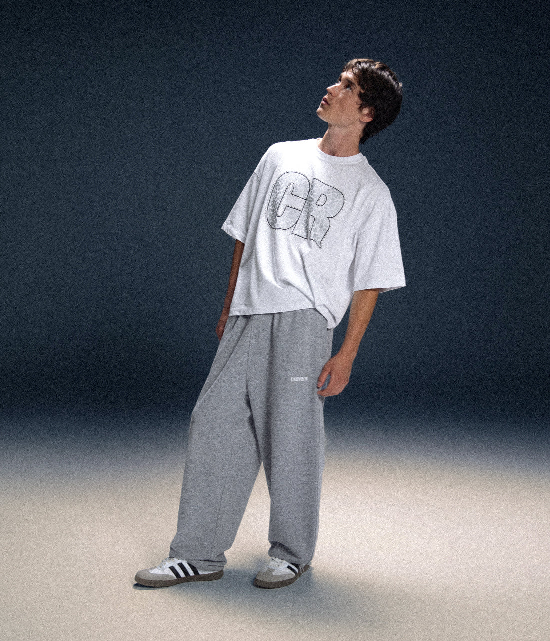 CRAVERS OVERSIZE SWEATPANTS - GRAY