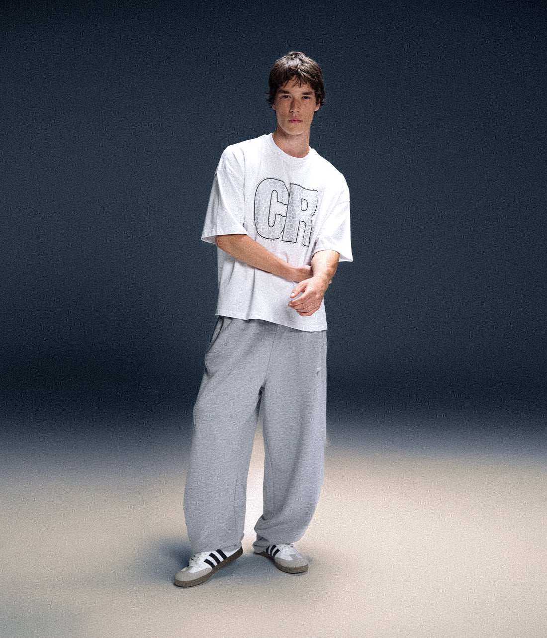 CRAVERS OVERSIZE SWEATPANTS - GRAY