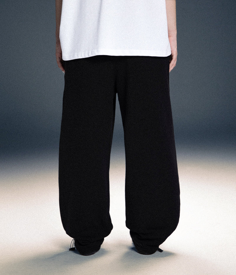 CRAVERS OVERSIZE SWEATPANTS - BLACK