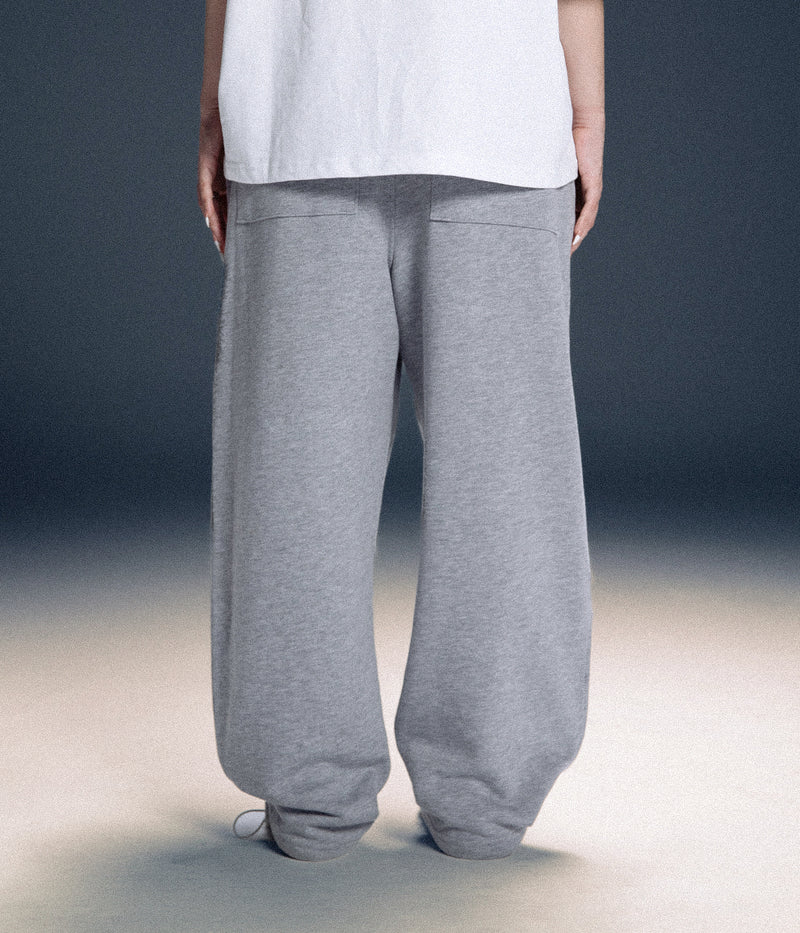CRAVERS OVERSIZE SWEATPANTS - GRAY