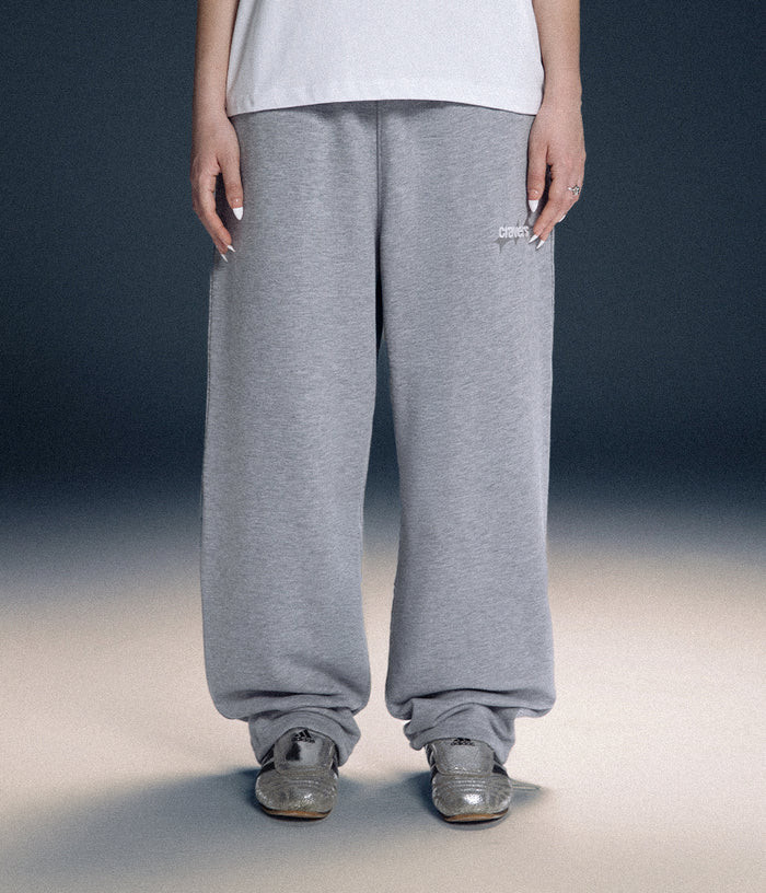 CRAVERS OVERSIZE SWEATPANTS - GRAY