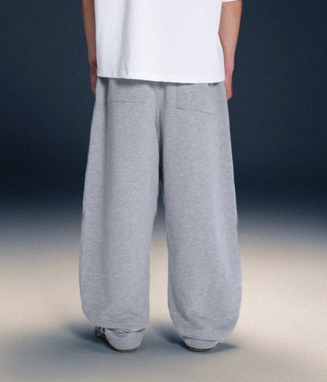 CRAVERS OVERSIZE SWEATPANTS - GRAY