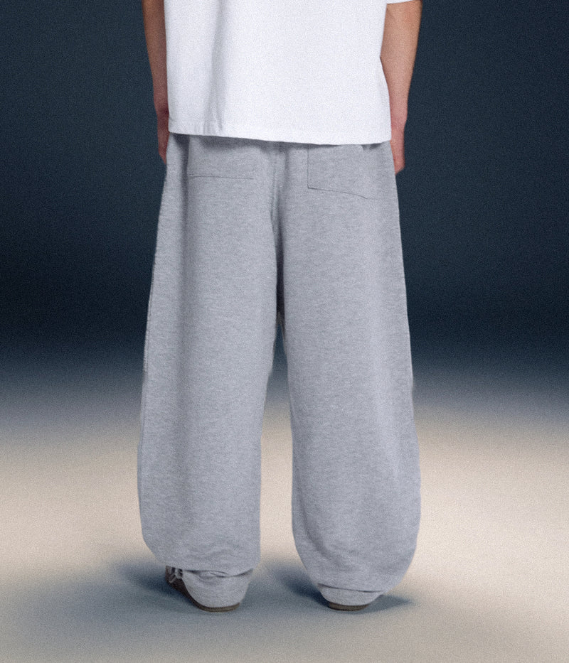CRAVERS OVERSIZE SWEATPANTS - GRAY