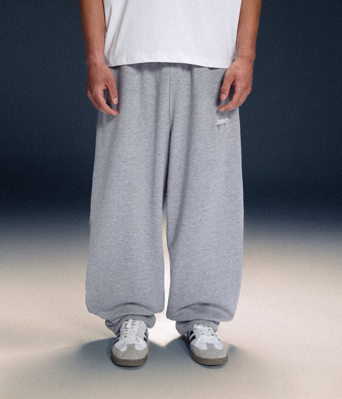 CRAVERS OVERSIZE SWEATPANTS - GRAY